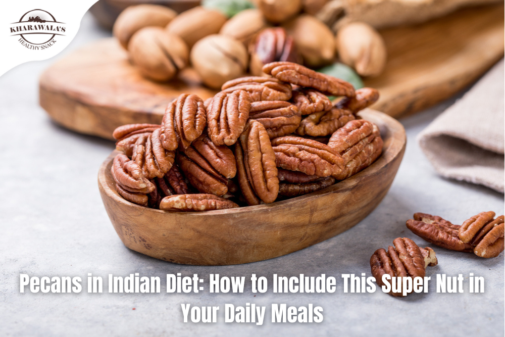 Pecans in a Wooden Bowl