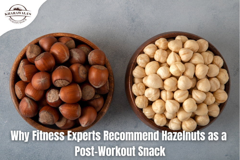 Raw And Pelled Hazelnuts in a Bowl
