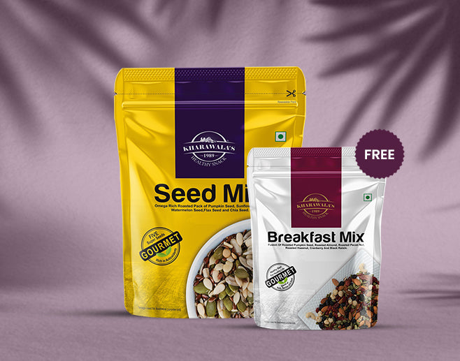 Kharawala 200 gm Seed Mix+ Free 50 gm Breakfast Mix