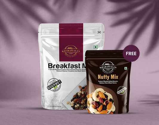 Kharawala 200 gm Breakfast Mix+ Free 50 gm Nutty Mix