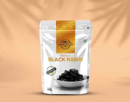 Afgan Black Raisins With Seed Premium