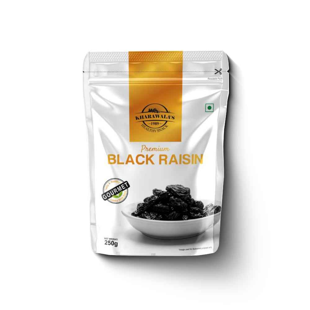 Afgan Black Raisins With Seed Premium