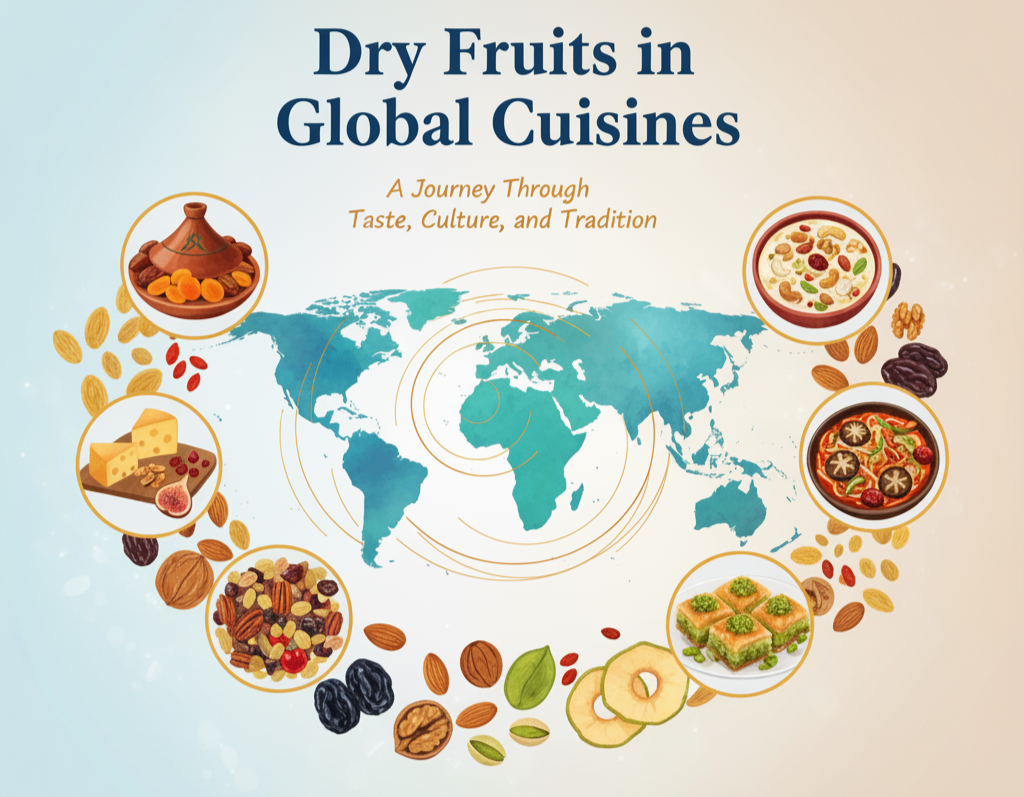 Dry Fruits in Global Cuisines: A Journey Through Taste, Culture, and Tradition